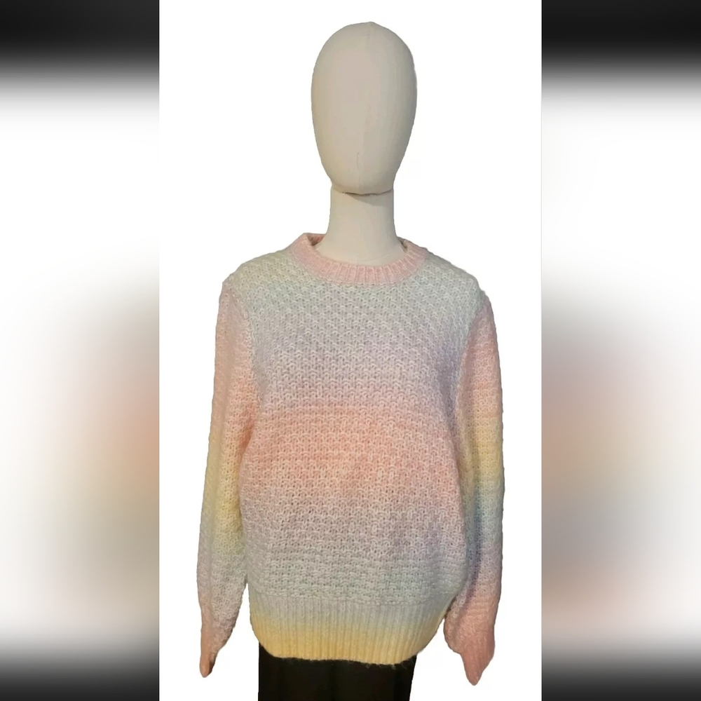NTW Vestique Rainbow Bright Oversized Sweater Size S